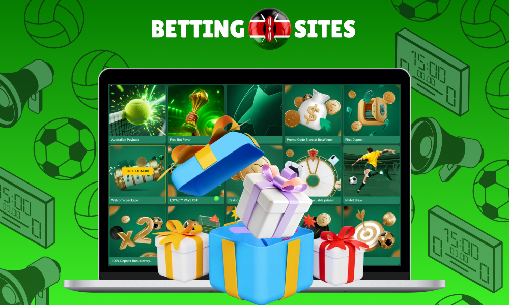 Betting sites in Kenya offer a variety of promotions, ranging from welcome bonuses and free bets to cashback, enhanced odds and VIP rewards